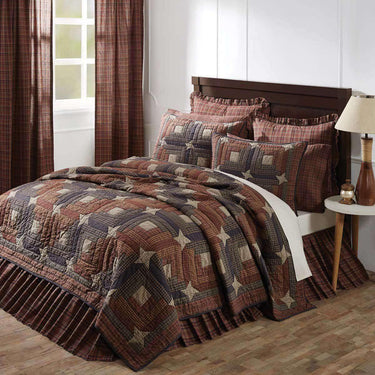 Parker Luxury King Quilt 120Wx105L VHC Brands - The Fox Decor